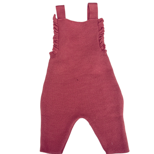 Pelele tejido con olanes