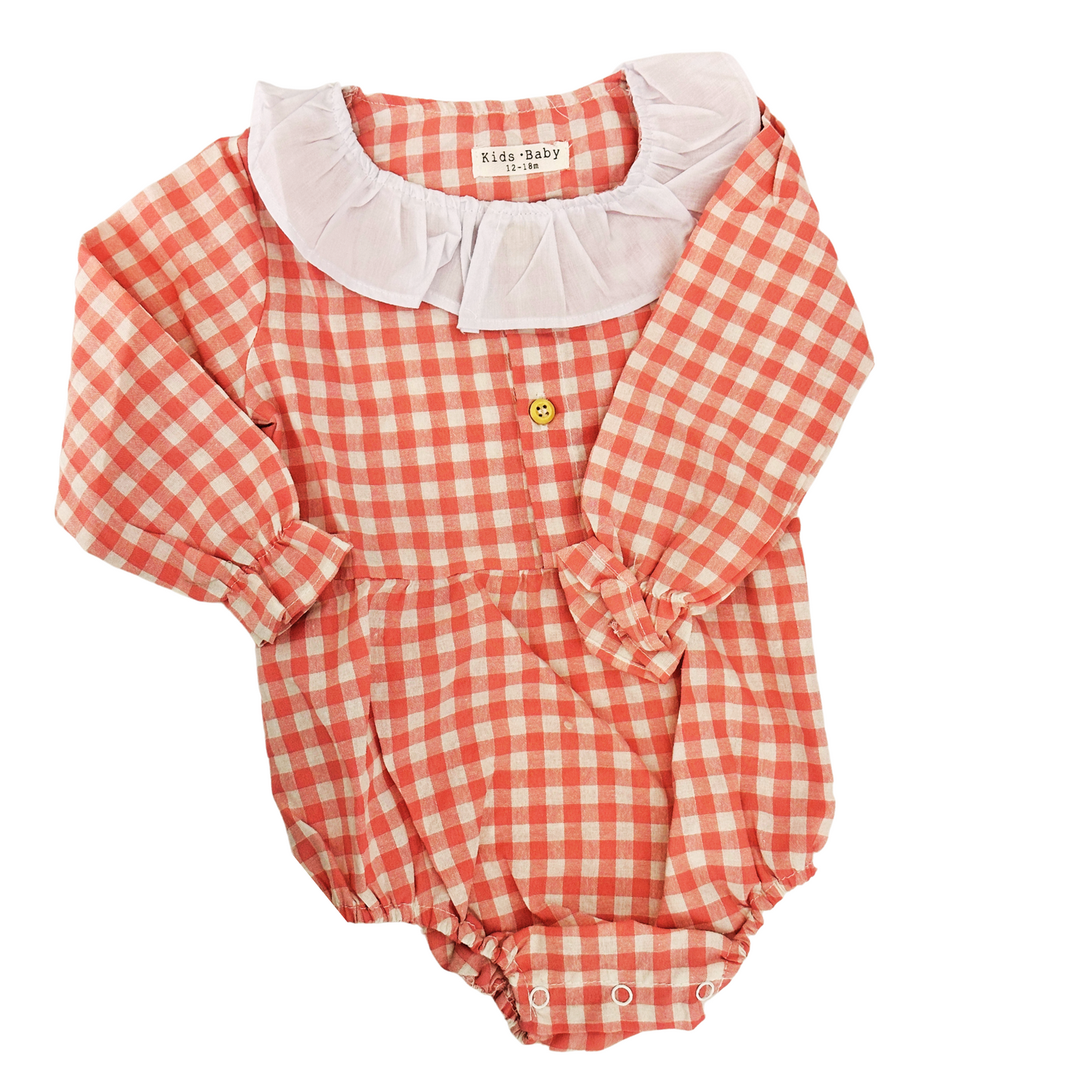 Mono rosa con cuello