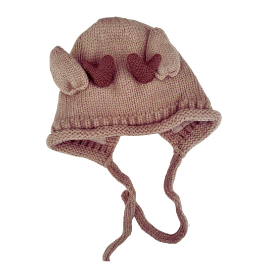 Sombrero tejido de reno