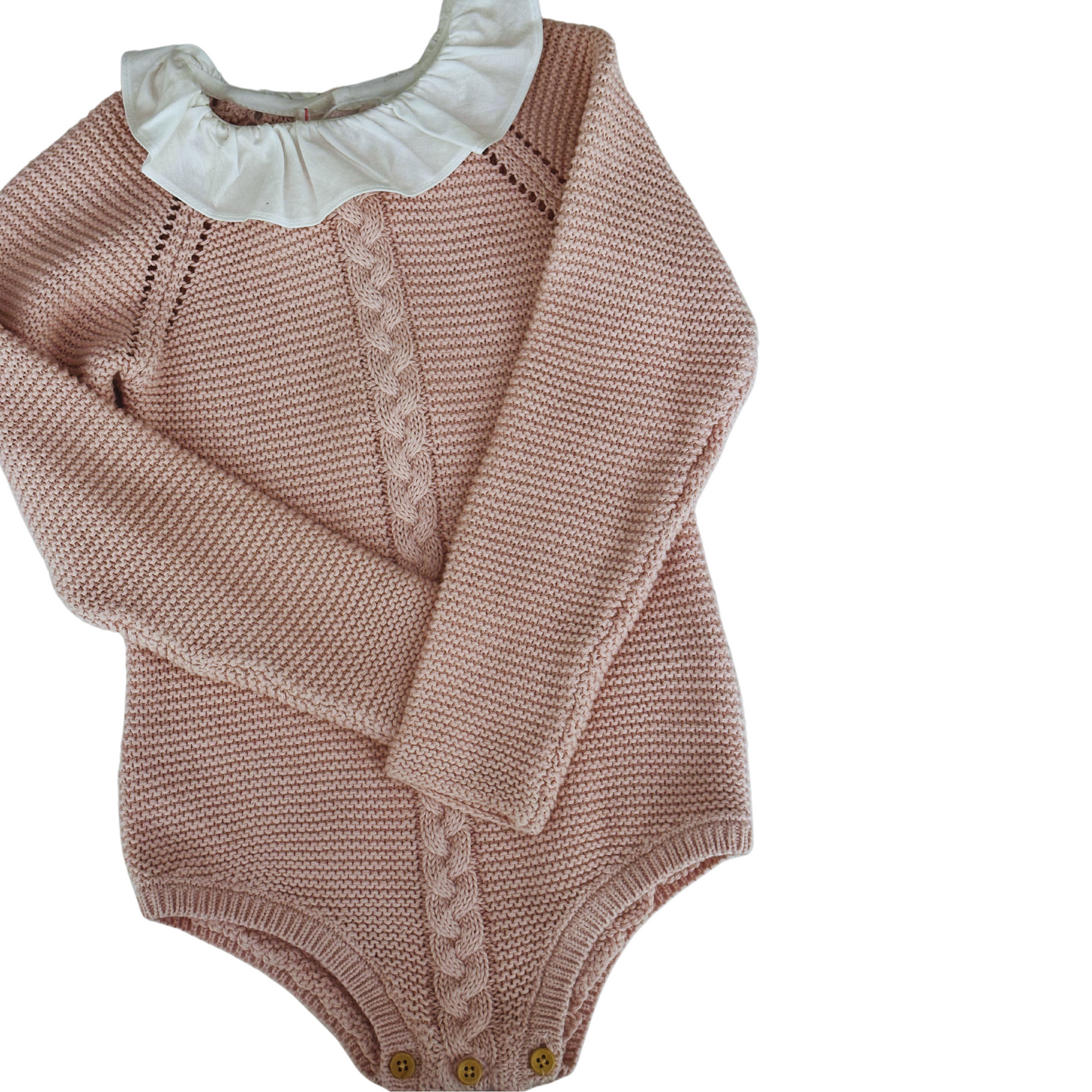 Ranita tejida de manga larga